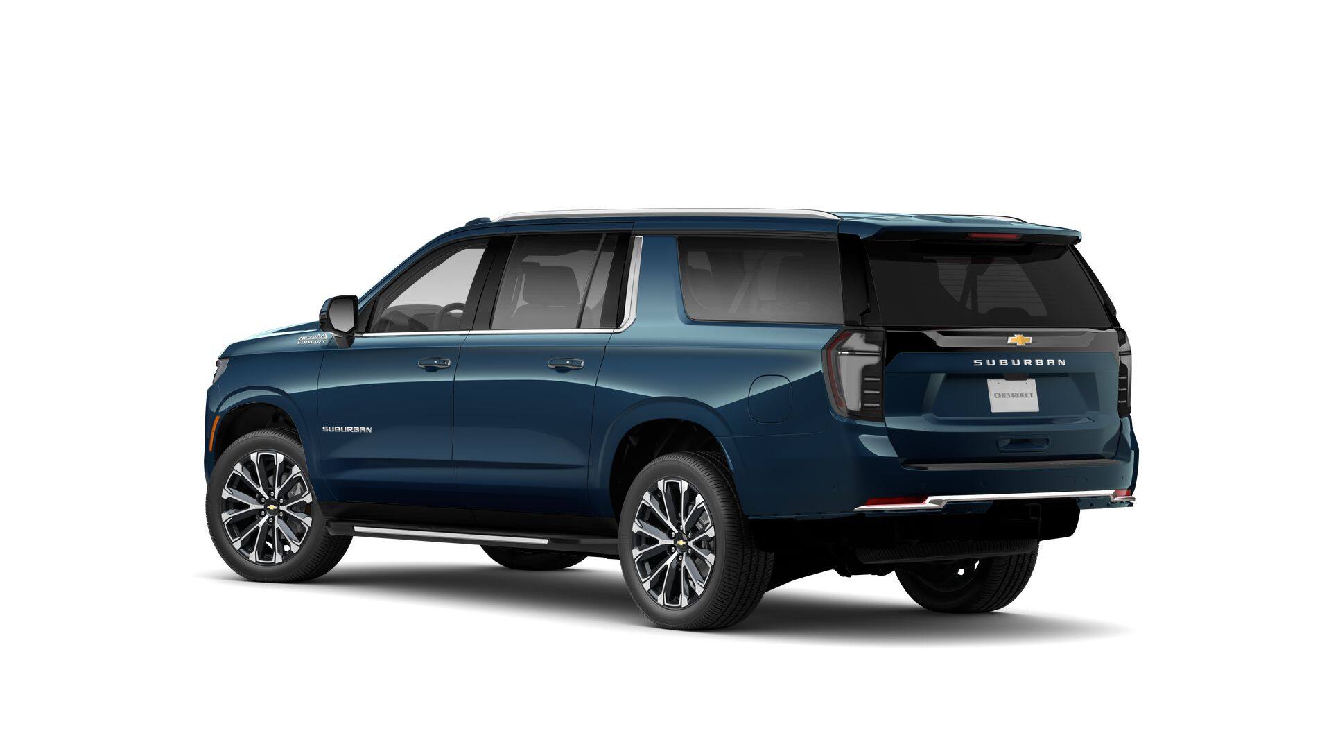 2026 Chevrolet Suburban — rear three-quarter view